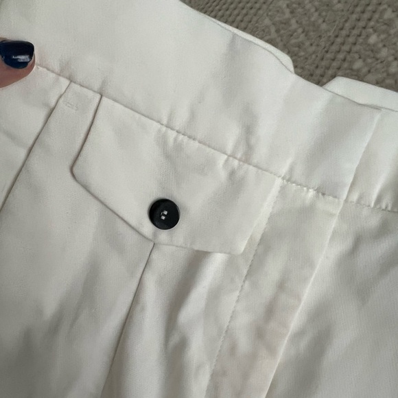 Zara pocket pant notched back High Waisted Pants trouser xs - Picture 5 of 9